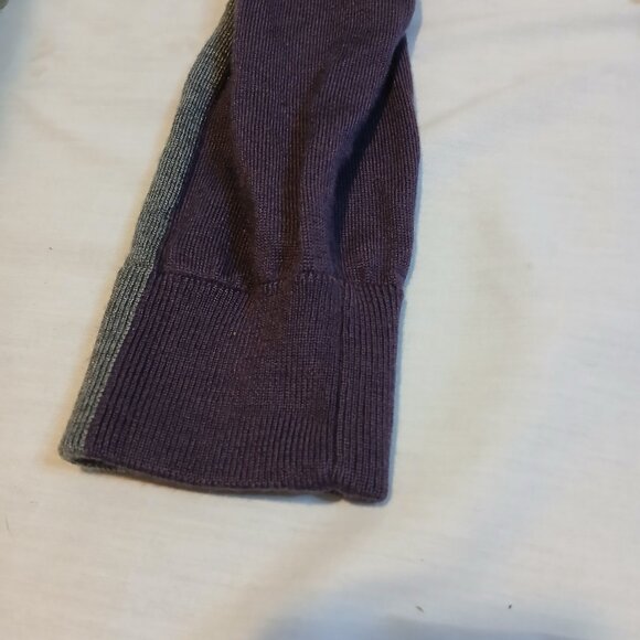Michael Kors Purple Grey Sweater Long‎ Sleeve Mens XL - Picture 4 of 8